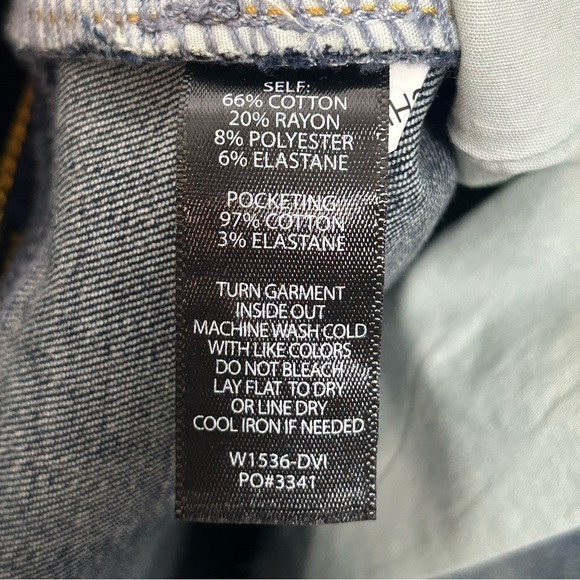 Betabrand Straight Leg Mid Rise Denim Jeans - Picture 8 of 11